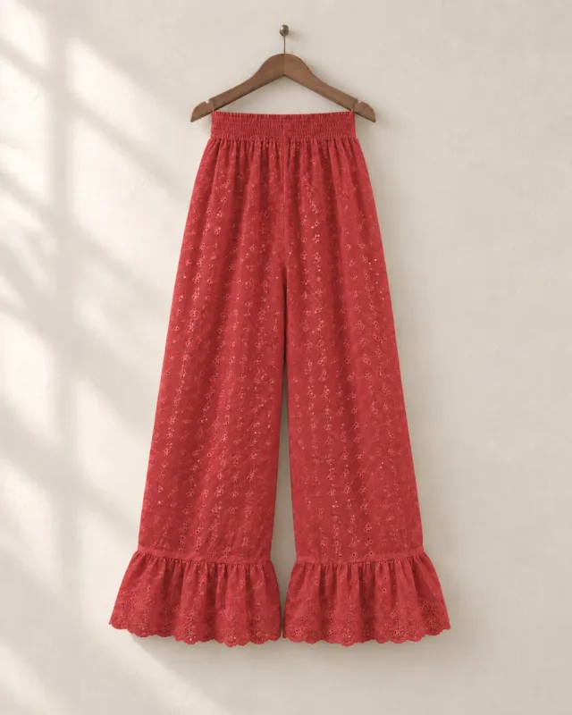 Pantalón Eyelet